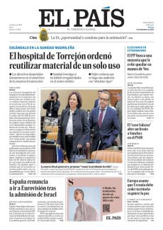 EL HOSPITAL DE TORREJÓN ORDENÓ REUTILIZAR MATERIAL DE UN SOLO USO