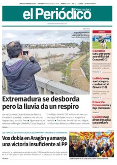 EXTREMADURA SE DESBORDA PERO LA LLUVIA DA UN RESPIRO