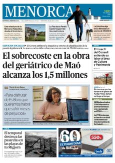 EL SOBRECOSTE EN LA OBRA DEL GERIÁTRICO DE MAÓ ALCANZA LOS 1,5 MILLONES